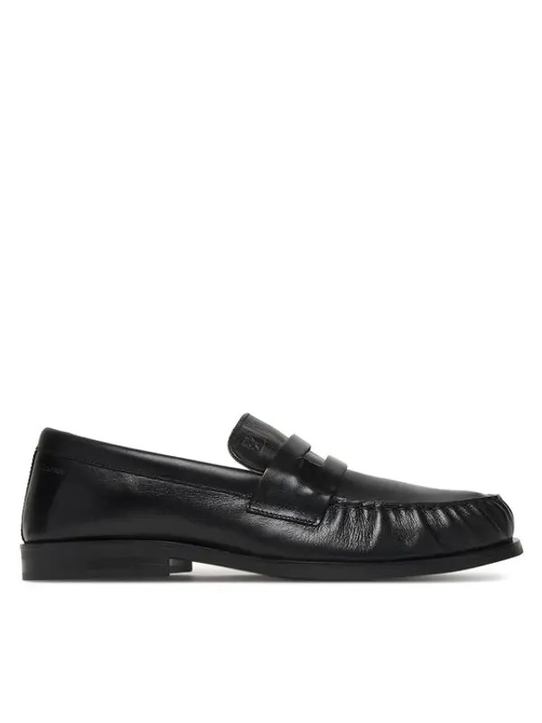 Calvin Klein Calvin Klein Loaferice Ess Rubber Loafer Wr Pol Lth HM0HM02171 Crna