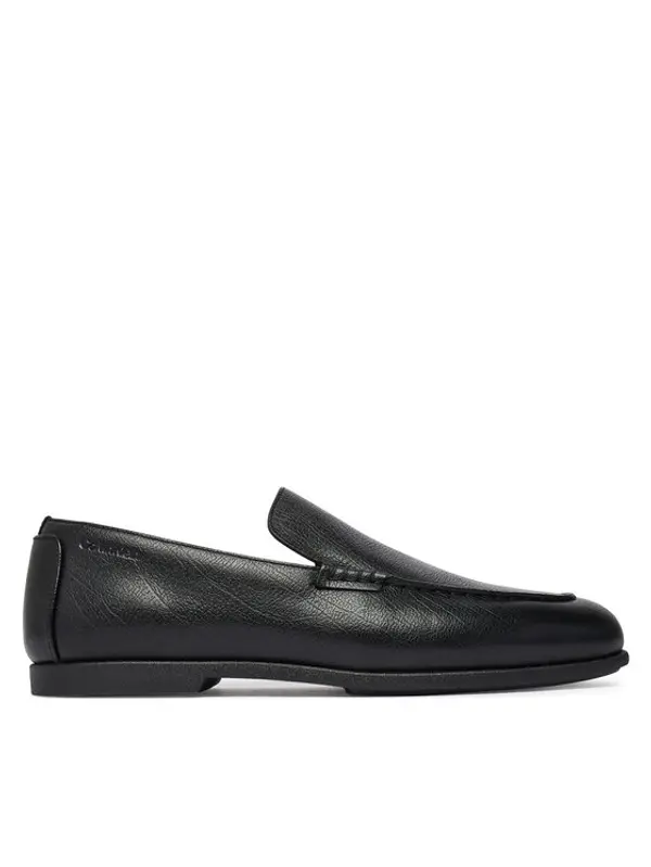 Calvin Klein Calvin Klein Loaferice Low Prof Loafer Txt Lth HM0HM02175 Crna
