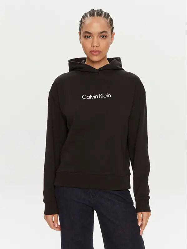 Calvin Klein Calvin Klein Majica dugih rukava Hero Logo K20K205449 Crna Regular Fit