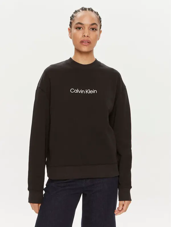 Calvin Klein Calvin Klein Majica dugih rukava Hero Logo K20K205450 Crna Regular Fit