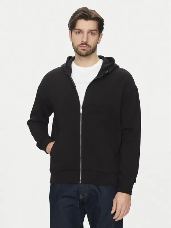 Calvin Klein Calvin Klein Majica dugih rukava K10K114267 Crna Regular Fit