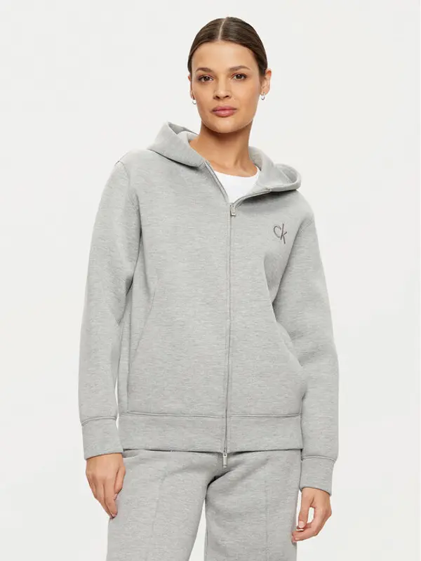 Calvin Klein Calvin Klein Majica dugih rukava K20K208087 Siva Relaxed Fit