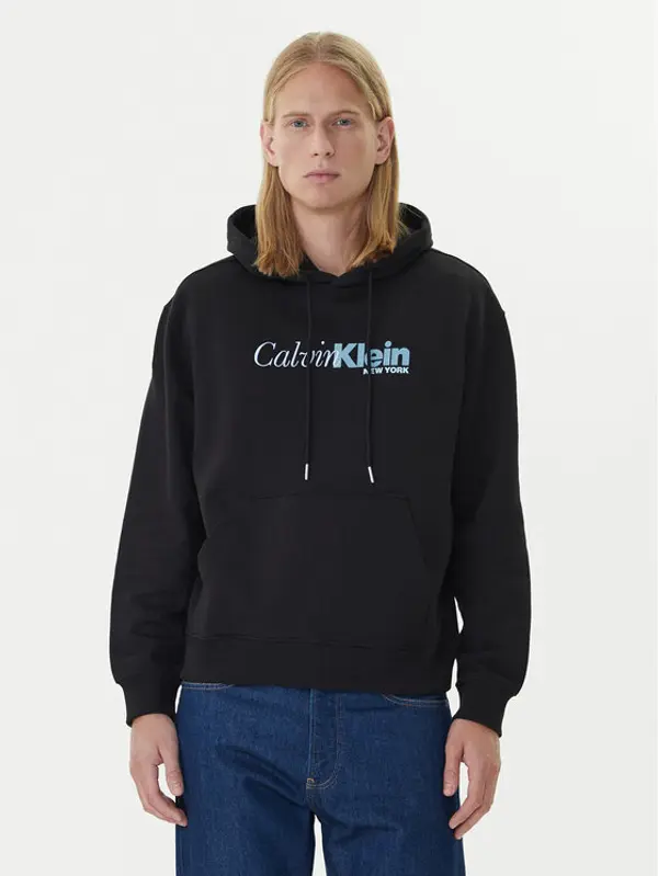 Calvin Klein Calvin Klein Majica dugih rukava LV04LD241G Crna Regular Fit