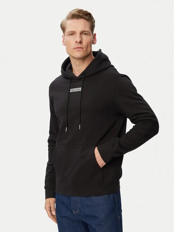 Calvin Klein Calvin Klein Majica dugih rukava LV04RG276G Crna Regular Fit