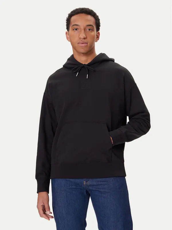 Calvin Klein Calvin Klein Majica dugih rukava LV14LD225G Crna Regular Fit