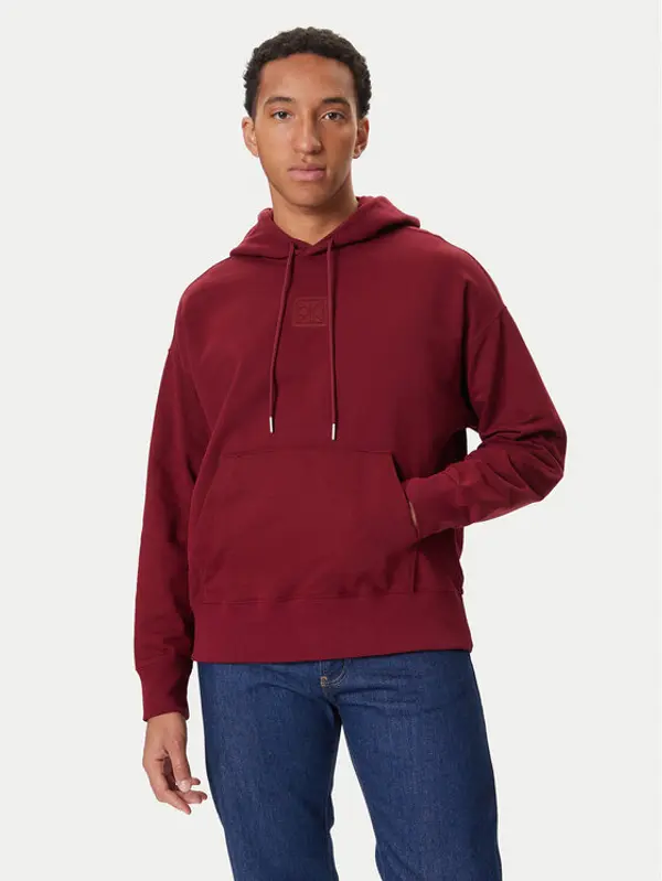 Calvin Klein Calvin Klein Majica dugih rukava LV14LD225G Tamnocrvena Regular Fit