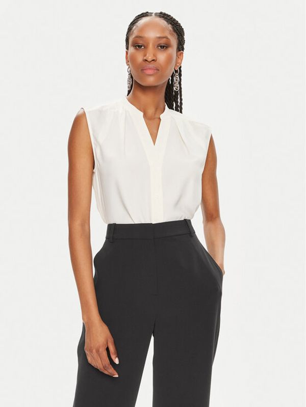 Calvin Klein Calvin Klein Majica K20K207168 Écru Regular Fit