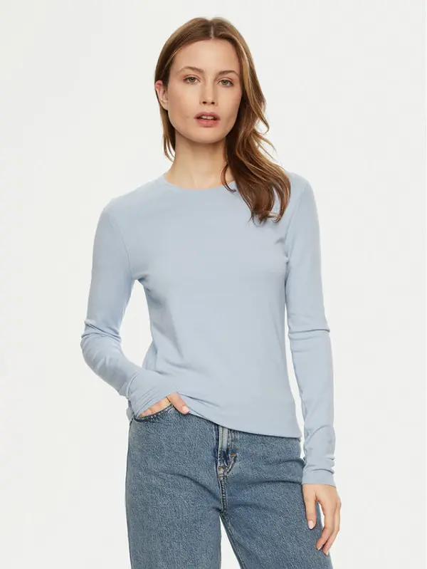 Calvin Klein Calvin Klein Majica K20K208031 Svijetloplava Slim Fit