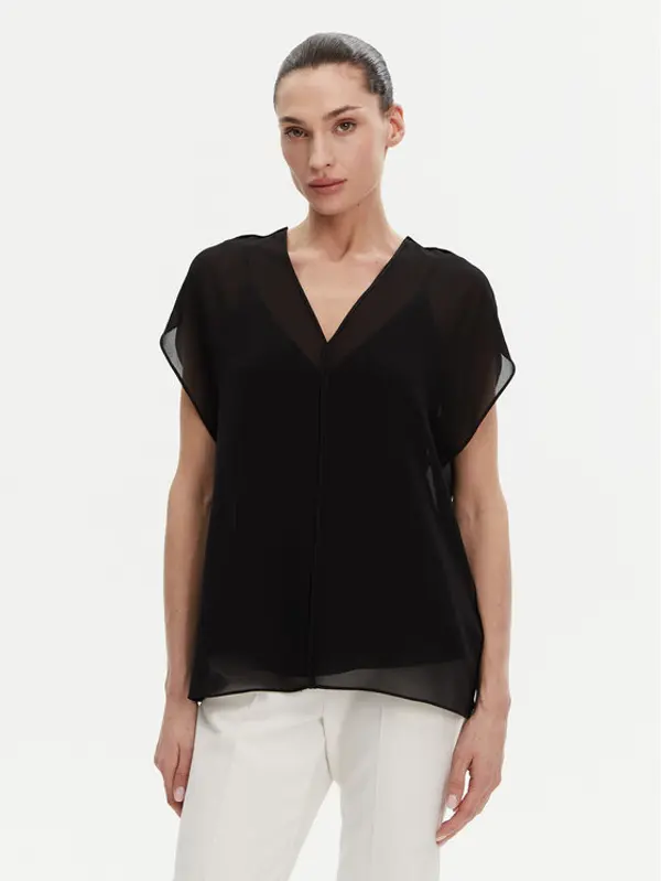 Calvin Klein Calvin Klein Majica K20K208187 Crna Relaxed Fit
