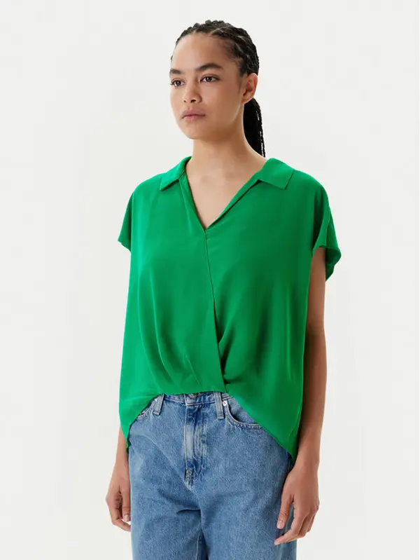 Calvin Klein Calvin Klein Majica LV044C199G Zelena Regular Fit