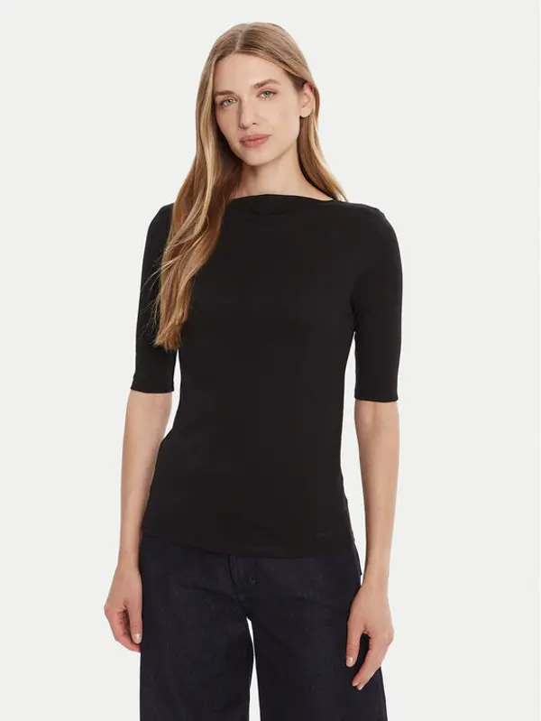 Calvin Klein Calvin Klein Majica LV044C217G Crna Slim Fit