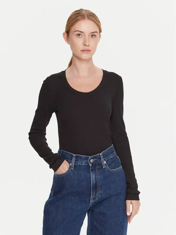Calvin Klein Calvin Klein Majica LV044D235G Crna Slim Fit