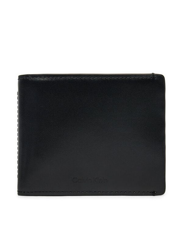 Calvin Klein Calvin Klein Mali muški novčanik Ck Glow Bifold 5Cc W/Coin K50K512489 Crna