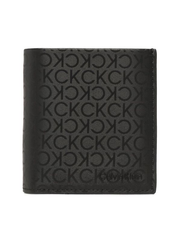 Calvin Klein Calvin Klein Mali muški novčanik Daily Tech Trifold 6Cc W/Magcoin K50K510196 Crna