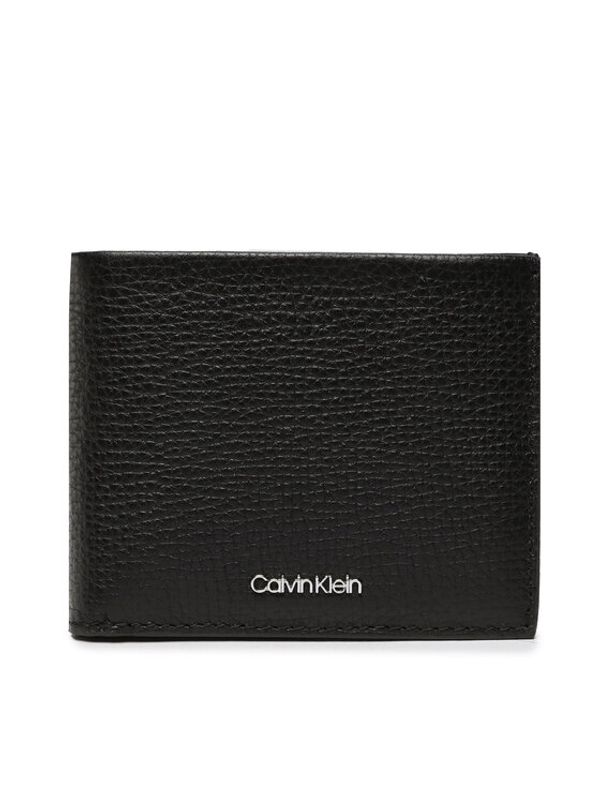 Calvin Klein Calvin Klein Mali muški novčanik Minimalism Bifold 6Cc W/Bill K50K509620 Crna