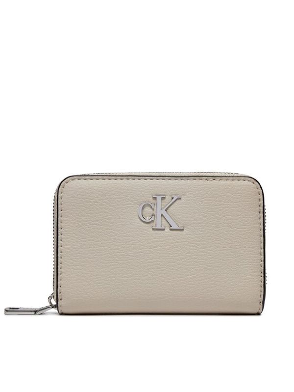 Calvin Klein Calvin Klein Mali ženski novčanik Minimal Monogram Med Za K60K611500 Bež