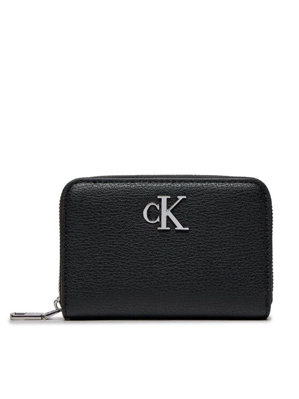 Calvin Klein Calvin Klein Mali ženski novčanik Minimal Monogram Med Za K60K611500 Crna
