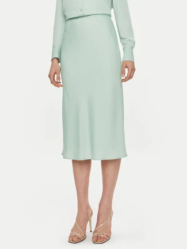Calvin Klein Calvin Klein Midi suknja Bias K20K203514 Zelena Regular Fit