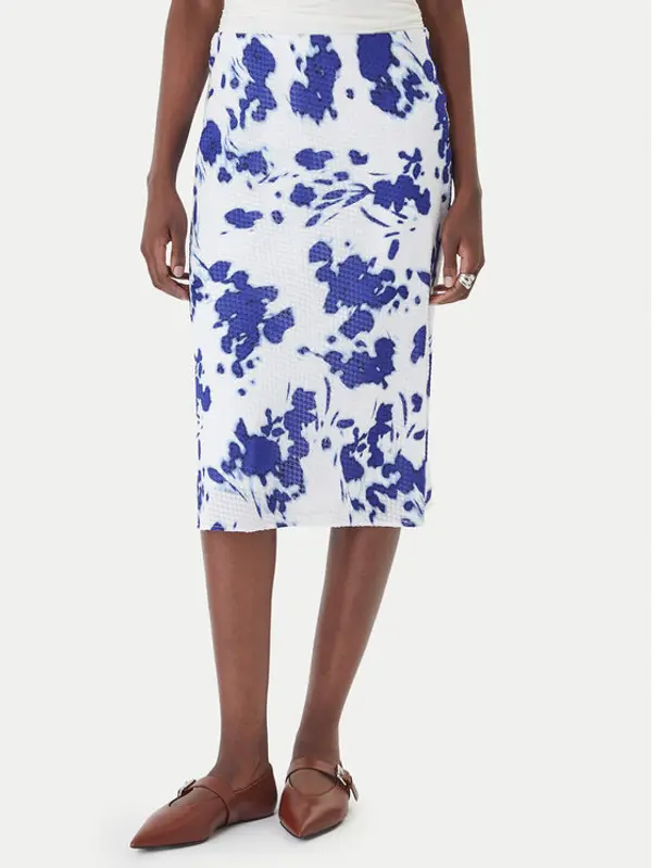 Calvin Klein Calvin Klein Midi suknja LV044F608G Bijela Regular Fit
