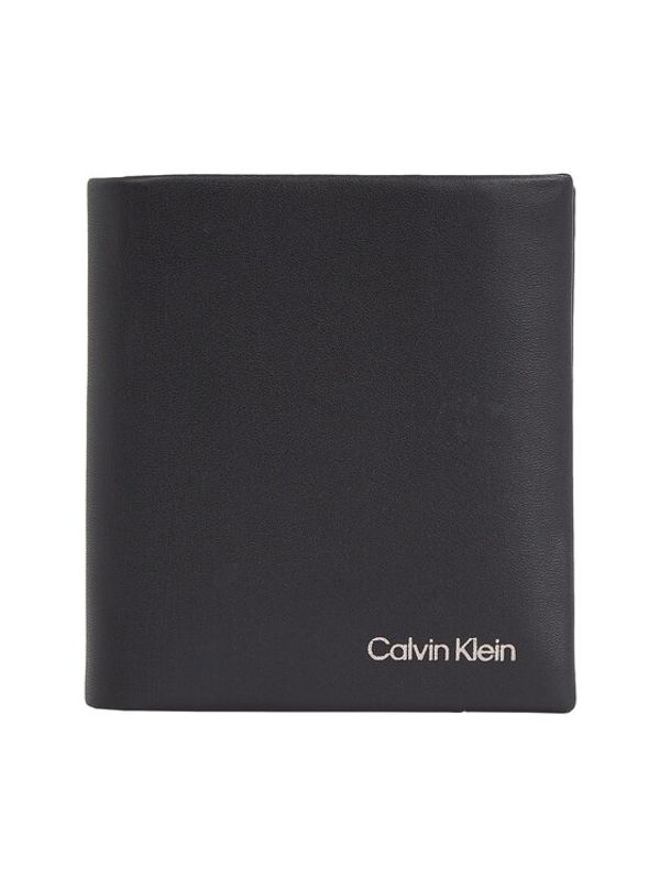 Calvin Klein Calvin Klein Muški novčanik Ck Concise Trifold 6Cc W/Coin K50K510593 Crna