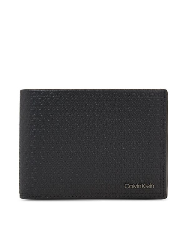 Calvin Klein Calvin Klein Muški novčanik Minimalism Trifold 10Cc W/Coin K50K510902 Crna