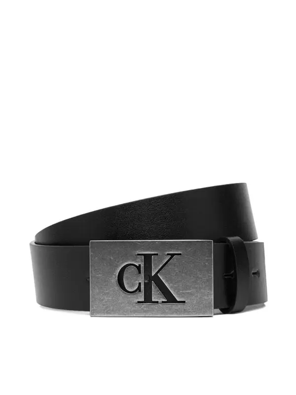 Calvin Klein Calvin Klein Muški remen Ck Plaque Smooth 35Mm LV04D7043G Crna