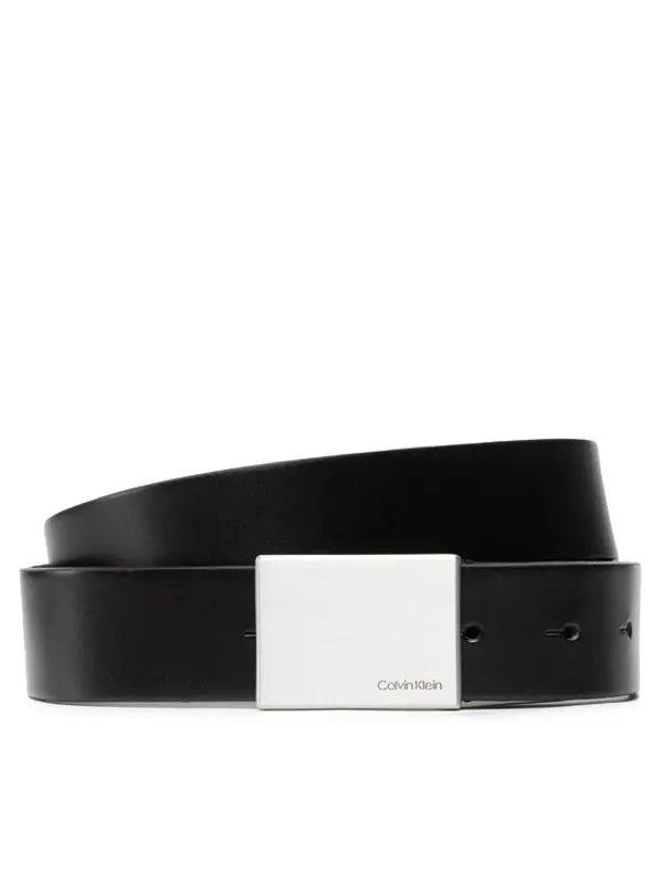 Calvin Klein Calvin Klein Muški remen Formal Plaque Belt 3.5cm K50K504309 Crna
