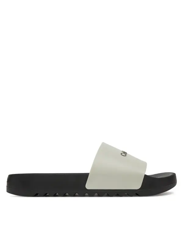 Calvin Klein Calvin Klein Natikače Chunky Pool Slide Rub HM0HM01063 Bijela