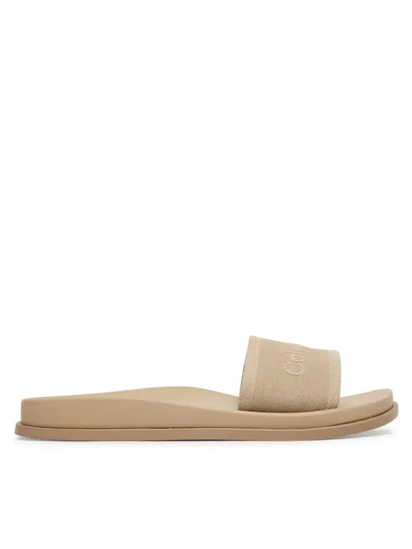 Calvin Klein Calvin Klein Natikače City Sandal Mule Webbing HW0HW02887 Bež