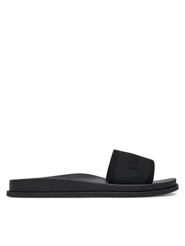 Calvin Klein Calvin Klein Natikače City Sandal Mule Webbing HW0HW02887 Crna