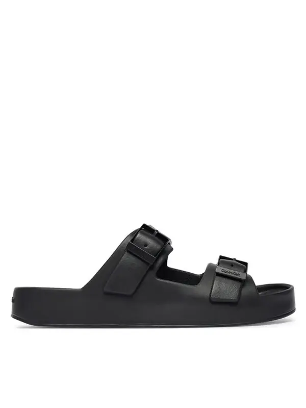 Calvin Klein Calvin Klein Natikače Ergon Eva Double Bar Sandal HM0HM02116 Crna