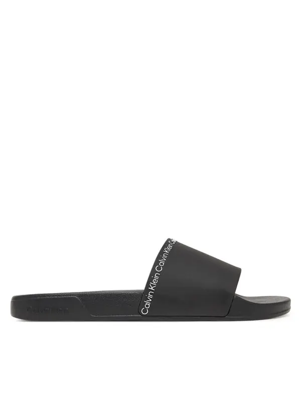 Calvin Klein Calvin Klein Natikače Ess Slide Institutional Cv HM0HM02108 Crna