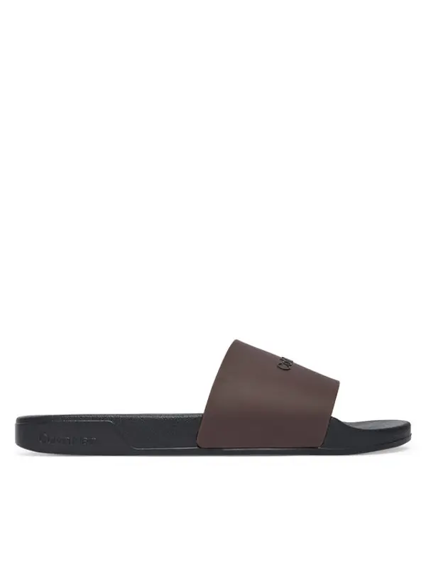 Calvin Klein Calvin Klein Natikače Ess Slide Monobrand Cv HM0HM02107 Smeđa