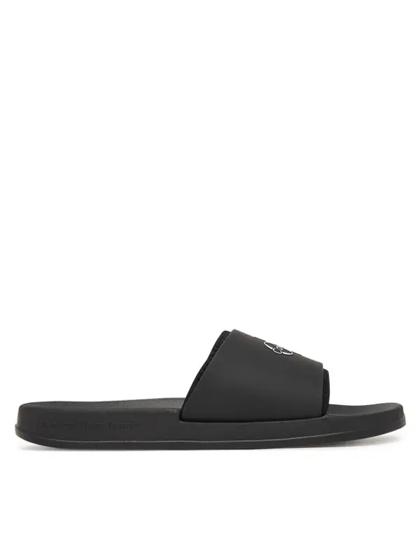 Calvin Klein Calvin Klein Natikače Ess Slide Rubber Neoprene HM0HM02229 Crna