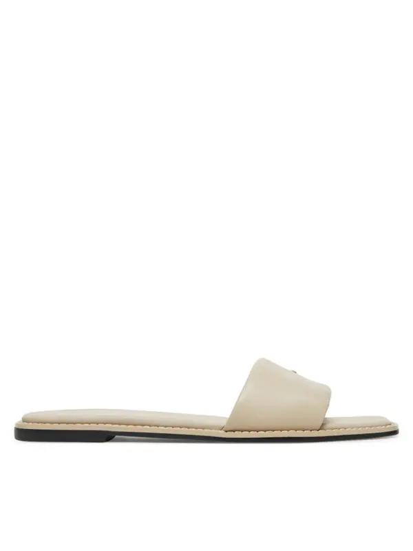 Calvin Klein Calvin Klein Natikače Flat Sandal Square Hf Lth HW0HW02652 Bež