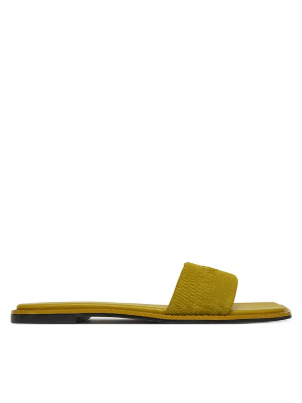 Calvin Klein Calvin Klein Natikače Flat Slide - He HW0HW02378 Zelena