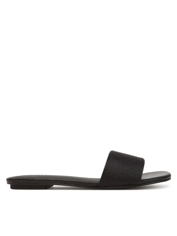 Calvin Klein Calvin Klein Natikače Flat Slide Jacq HW0HW02389 Crna