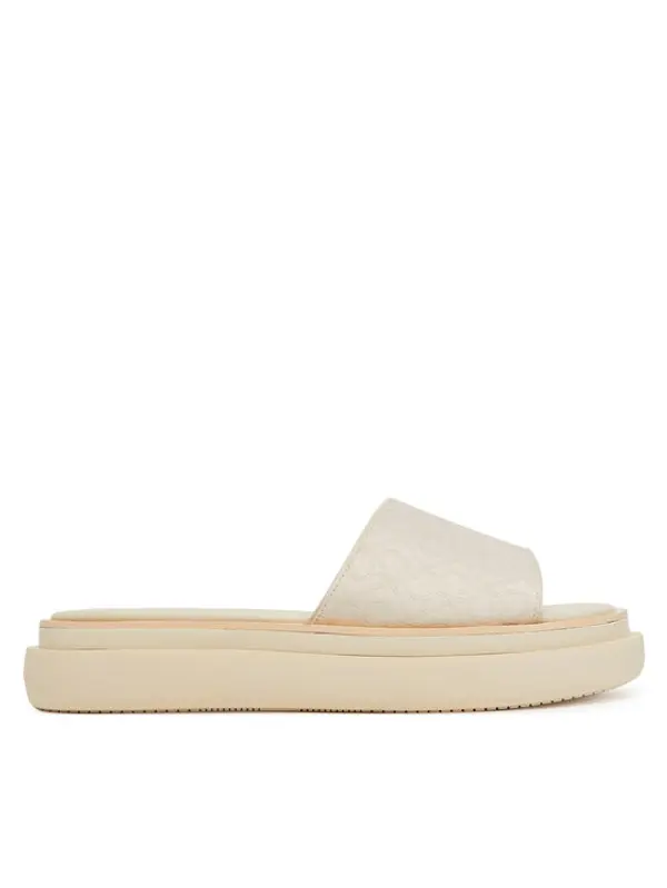 Calvin Klein Calvin Klein Natikače Flatform Slide Jacq HW0HW02461 Écru