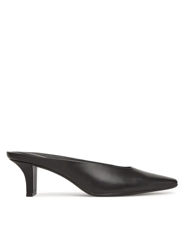 Calvin Klein Calvin Klein Natikače Heel Mule Pump 50 - Lth HW0HW02332 Crna