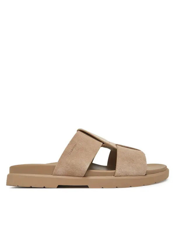 Calvin Klein Calvin Klein Natikače Lug Sandal Double T Su HM0HM01800 Smeđa