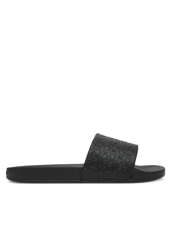 Calvin Klein Calvin Klein Natikače Pool Slide Mono HW0HW02541 Crna