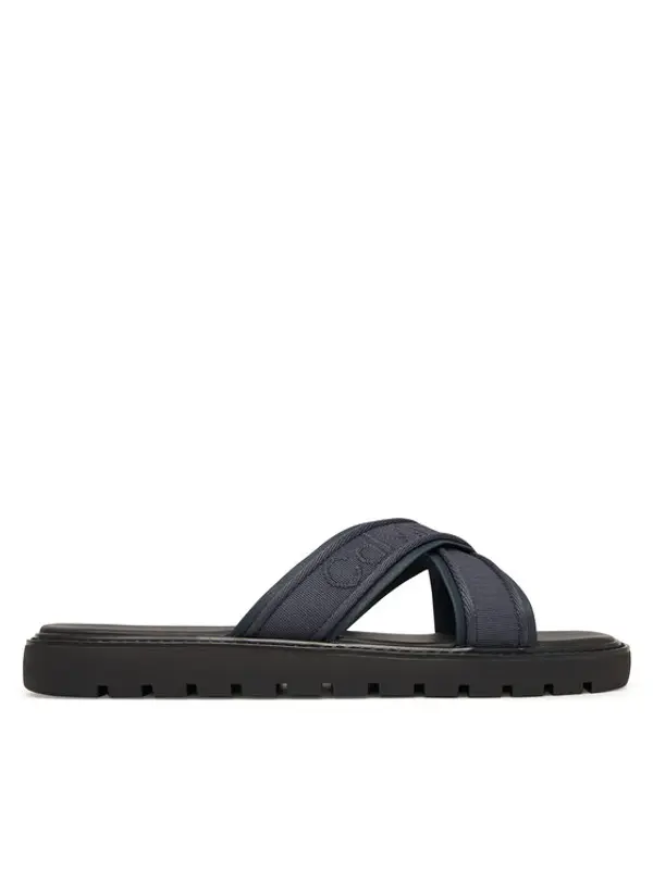 Calvin Klein Calvin Klein Natikače Sq Molded Sandal Xcross Wb HM0HM02101 Tamnoplava