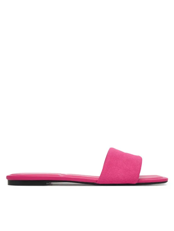 Calvin Klein Calvin Klein Natikače Square Flat Sndl Canvas Hw HW0HW03129 Ružičasta