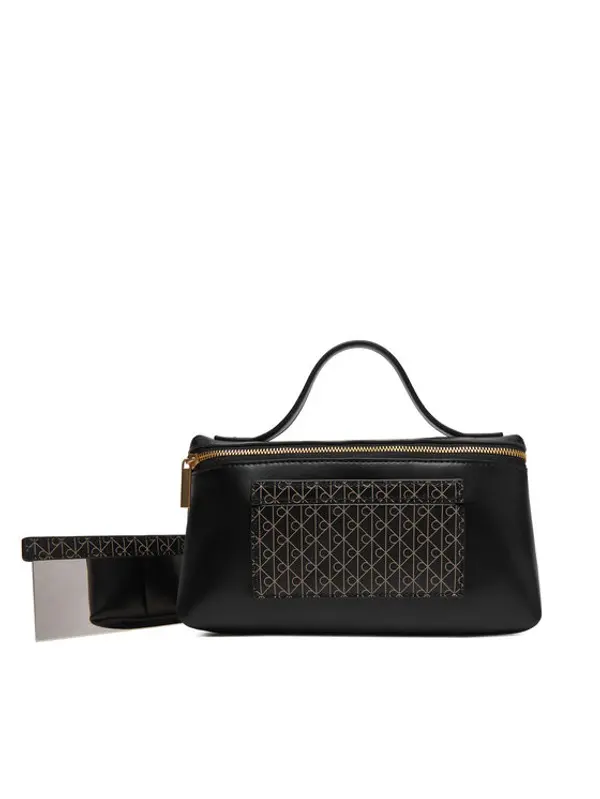 Calvin Klein Calvin Klein Neseser Emblem Aop Beauty Case Giftset LV04F1102G Crna