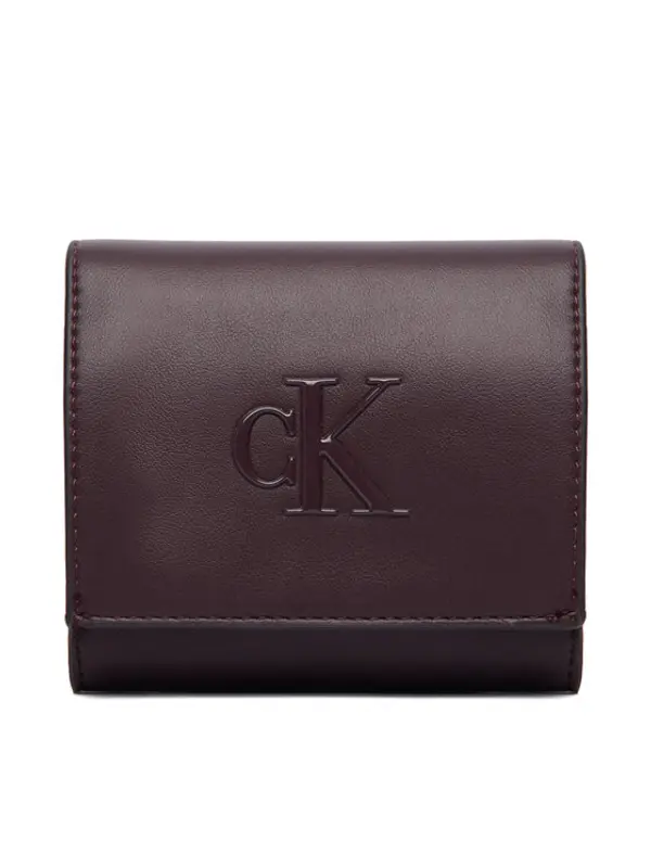 Calvin Klein Calvin Klein Novčanik Bold Ck Medium Bifold LV04F1156G Tamnocrvena