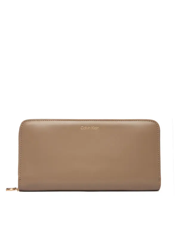 Calvin Klein Calvin Klein Novčanik Ck Large Zip Around LV04F1093G Bež