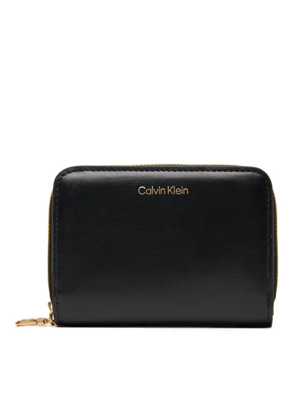 Calvin Klein Calvin Klein Novčanik Ck Medium Flap Zip Around LV04F1075G Crna