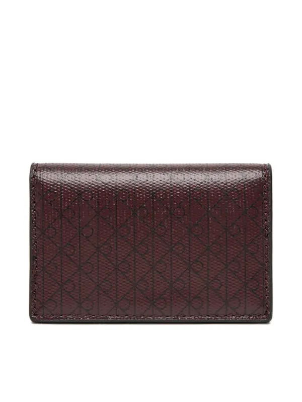 Calvin Klein Calvin Klein Novčanik Emblem Aop Accordion Cardcase LV04F1083G Tamnocrvena