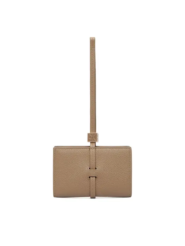 Calvin Klein Calvin Klein Novčanik Emblem Hw Pebble Wallet On Strap LV04F1130G Bež
