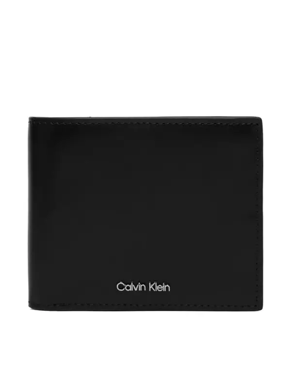 Calvin Klein Calvin Klein Novčanik Raised Ew Bill Fold W/ Coin LV04D1163G Crna